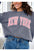 New York State Oversized Graphic Sweatshirt