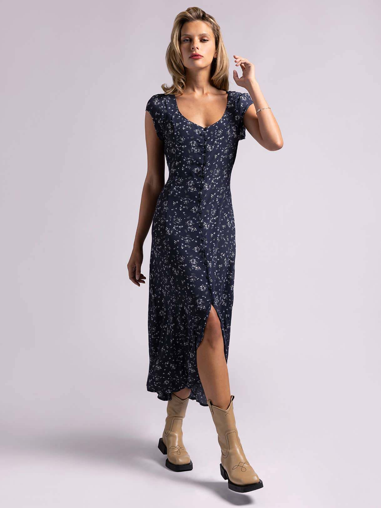 Hudson French Floral Dress