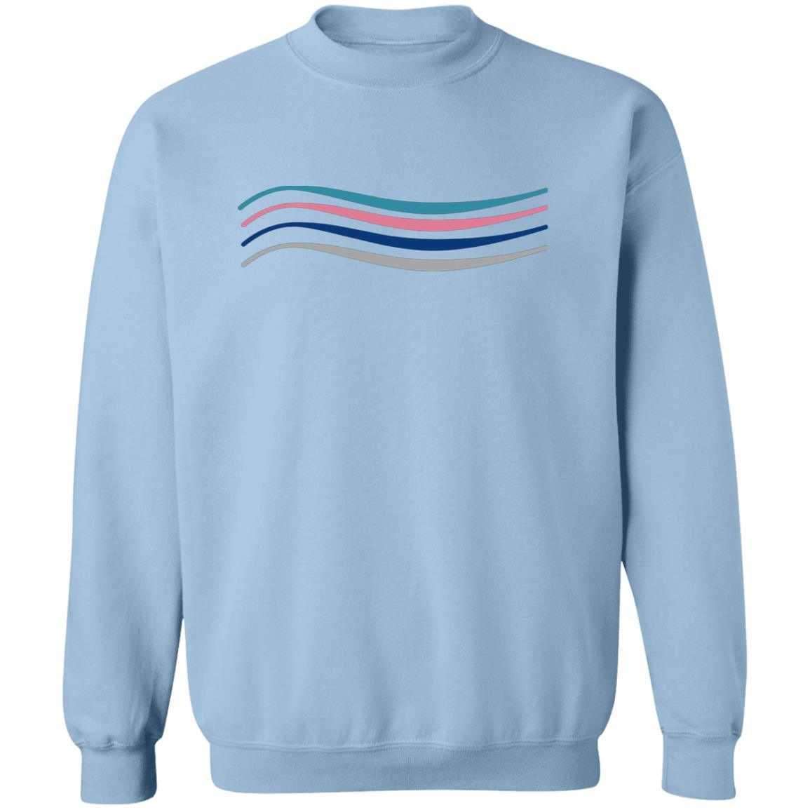 Waves Pullover Sweatshirt - Jennifer Kay Design
