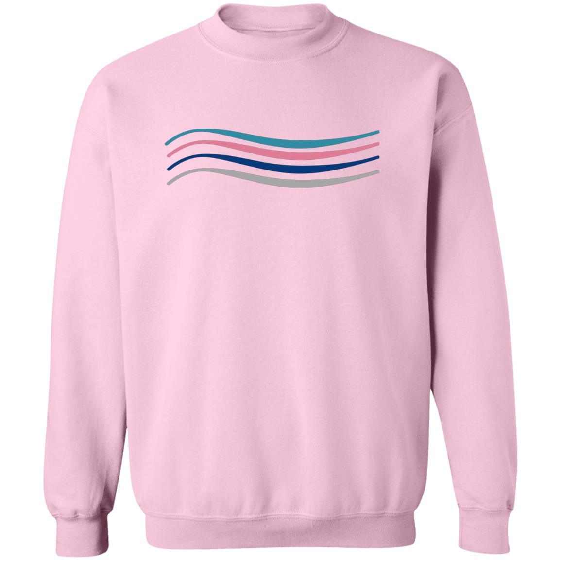 Waves Pullover Sweatshirt - Jennifer Kay Design